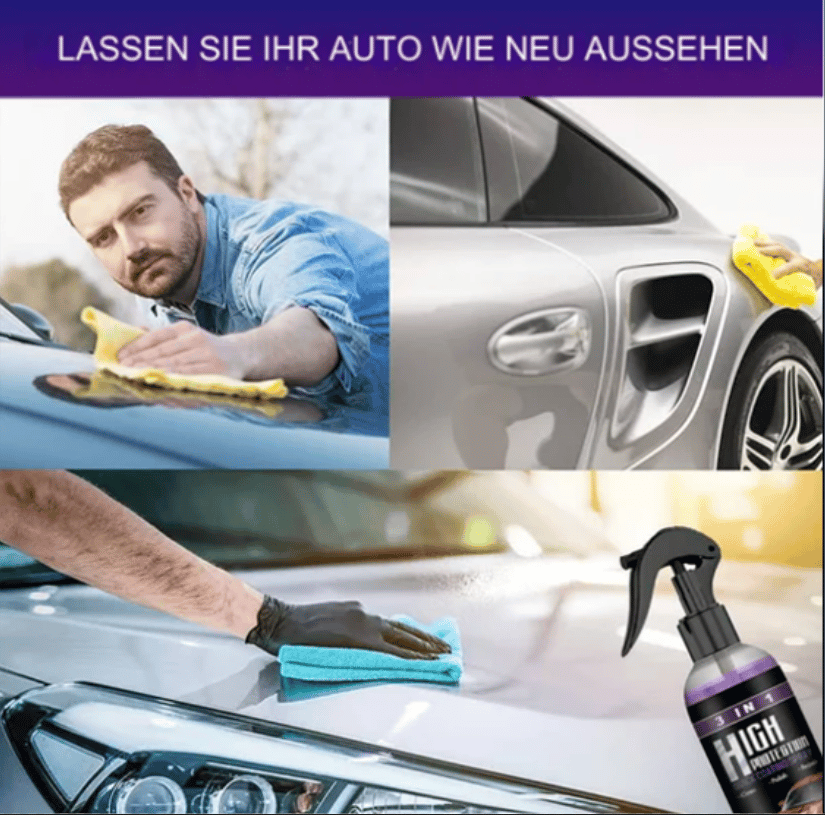 🔥Heiße Aktion - 47% RABATT⏰ 3 in 1 Hochschutz-Auto-Beschichtungsspray
