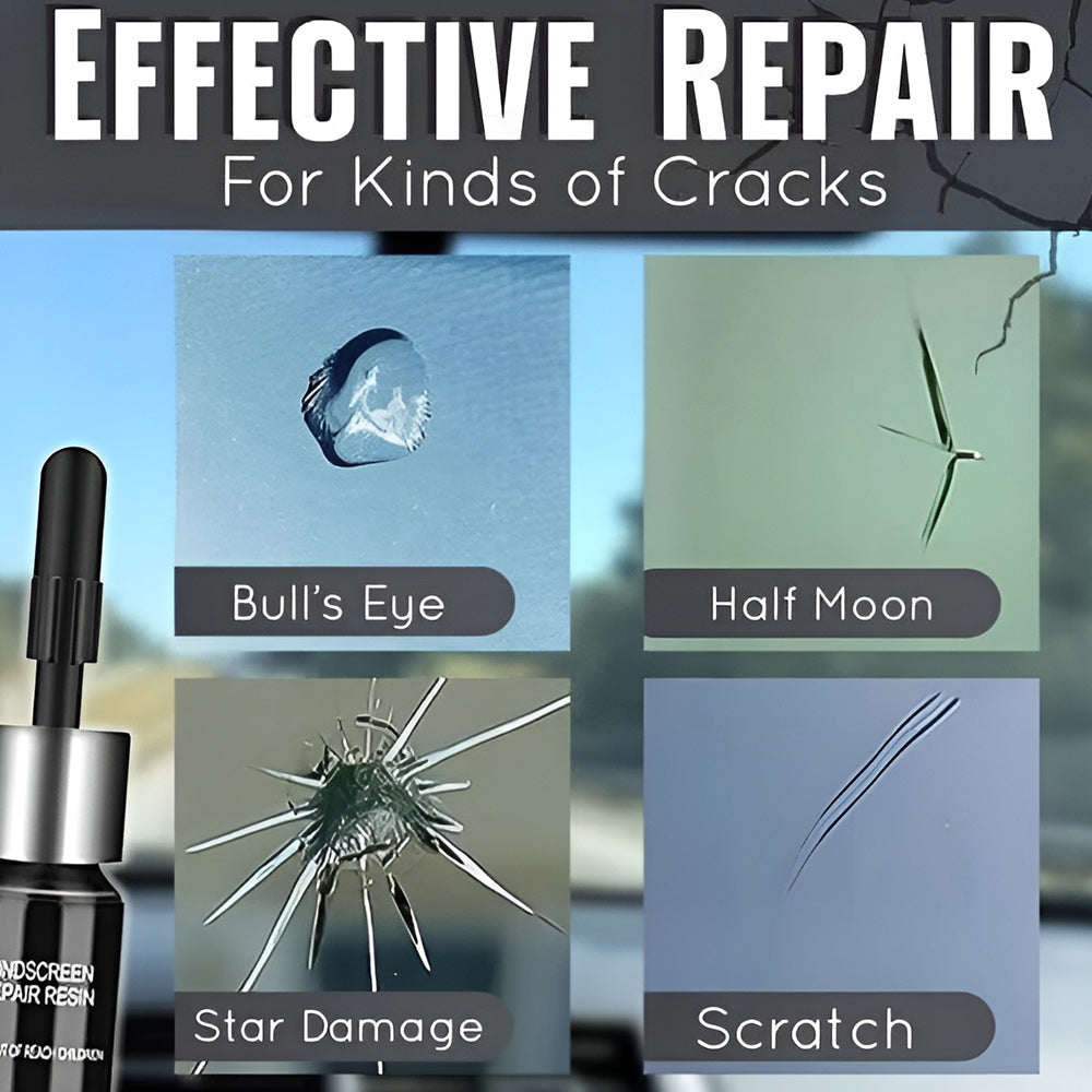 🔥2024 Hot Sale--Cracks Gone Glass Repair Kit (New Formula)