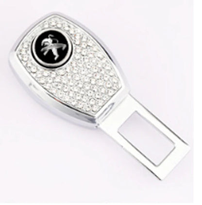 🔥Hot Sale 50 OFF🔥Car Seat Belt Rhinestone Metal Extended Buckle