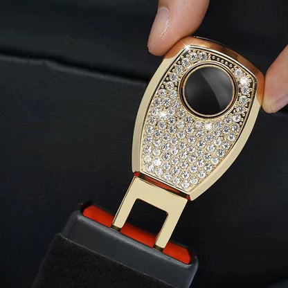 🔥Hot Sale 50 OFF🔥Car Seat Belt Rhinestone Metal Extended Buckle