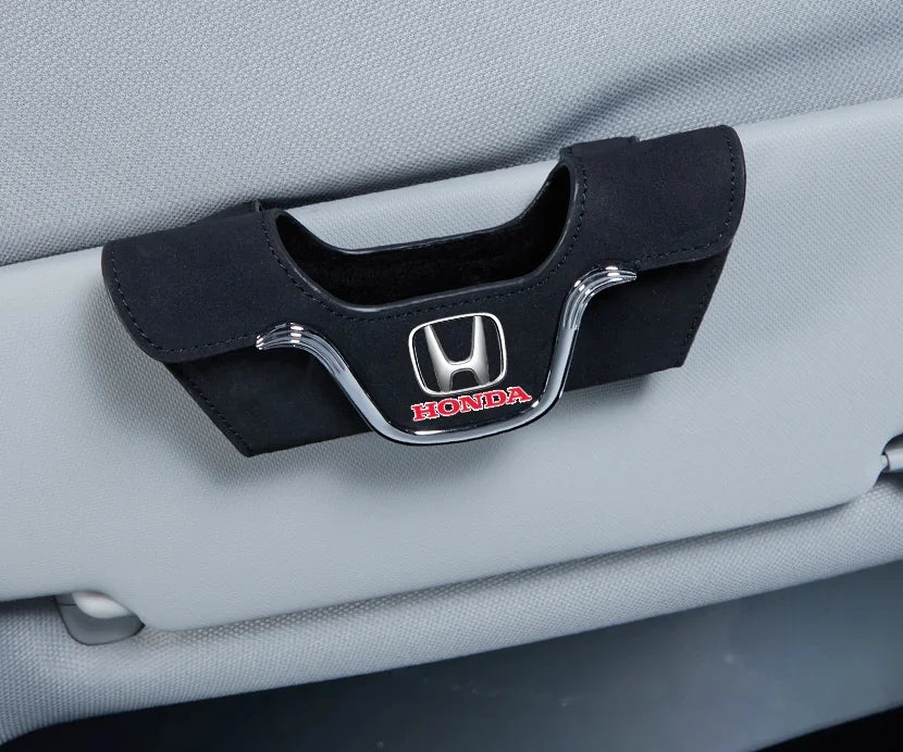 Car Multi-Functional High-Grade Leather Glasses Holder