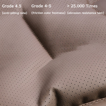 Car Seat Cushion Premium Nappa Leather Comfortable Seat Back