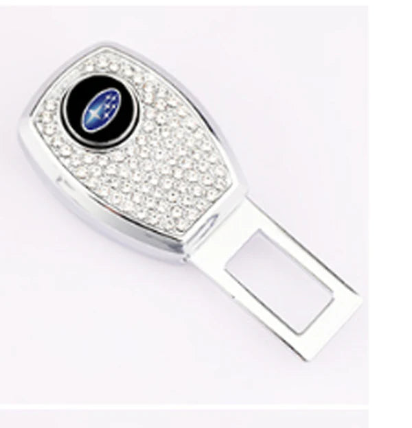 🔥Hot Sale 50 OFF🔥Car Seat Belt Rhinestone Metal Extended Buckle