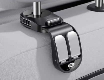 Retractable Dual-Row Car Seat Hooks