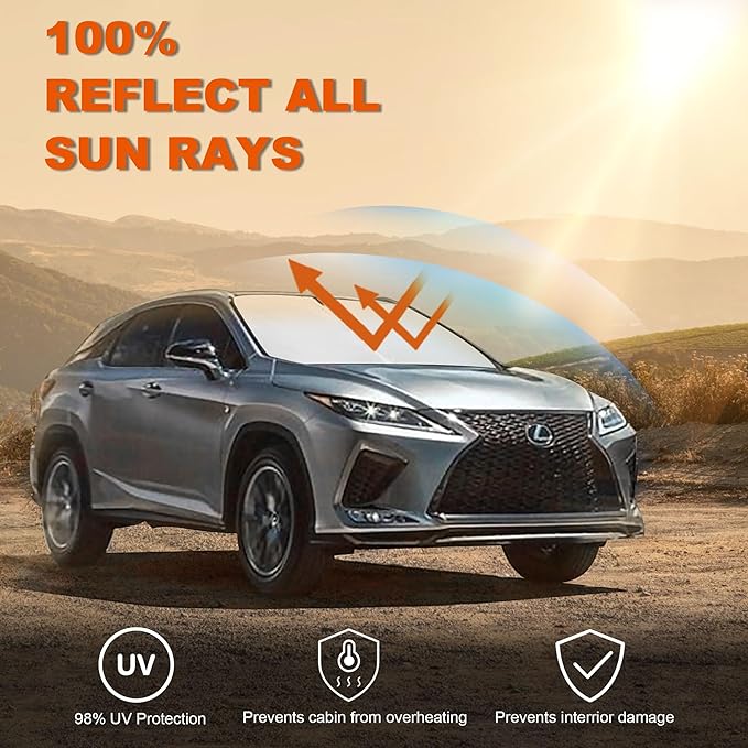 🔥Car Windshield Sun Shade Cover