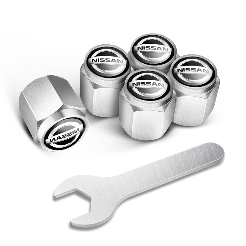 🔥LAST SALE 49% OFF🔥Automobile tire valve cap(5 Pcs+1Pcs wrench)
