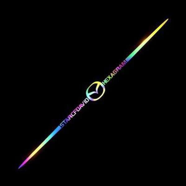 LAST SALE🎉50% OFF🎉3D Colorful laser reflective car sticker ✨4PCS✨