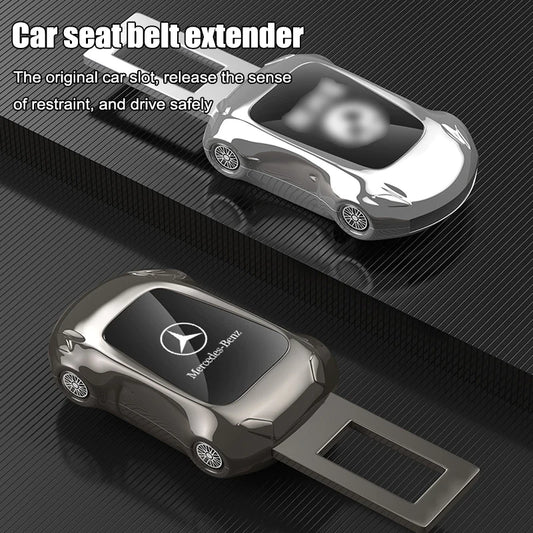 Car Cool Sports Car Shape Seat Belt Extended Metal Buckle Seat Connector