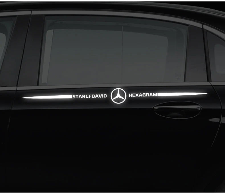 LAST SALE🎉50% OFF🎉3D Colorful laser reflective car sticker ✨4PCS✨