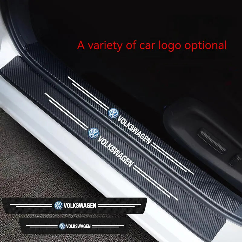 Hot Sale 🔥50% OFF🔥Carbon Car Door Sills Stickers✨9PCS ✨