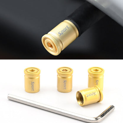 🔥HOT SALE 49% OFF🔥Bullet Shell Anti-theft Tire Cap(4 Pcs+1Pcs Wrench)