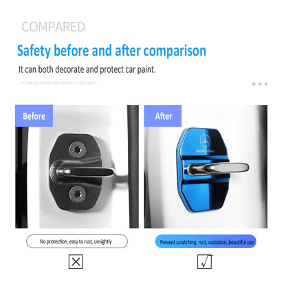 HOT SALE🎉50% OFF🎉Stainless Steel Car Door Lock Protection Cover Antirust🔥4PCS🔥