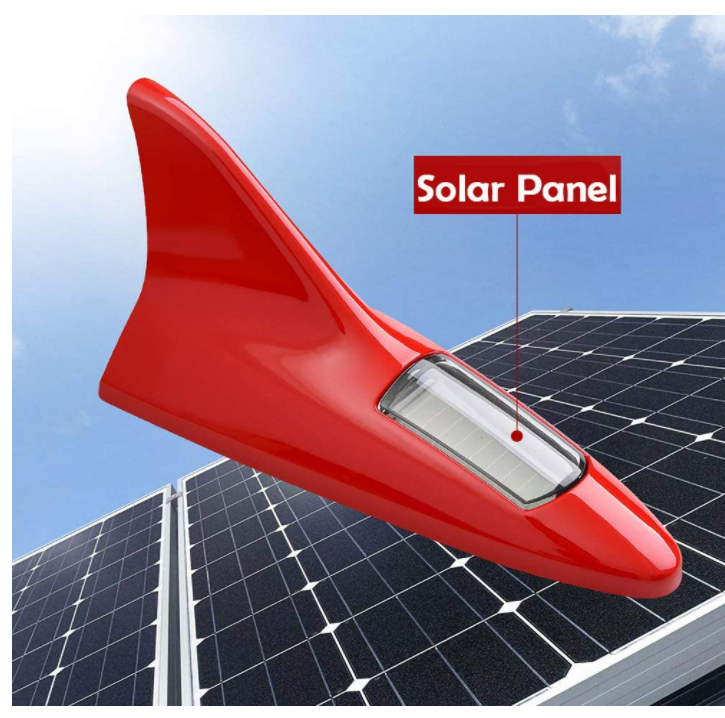 Solar shark fin