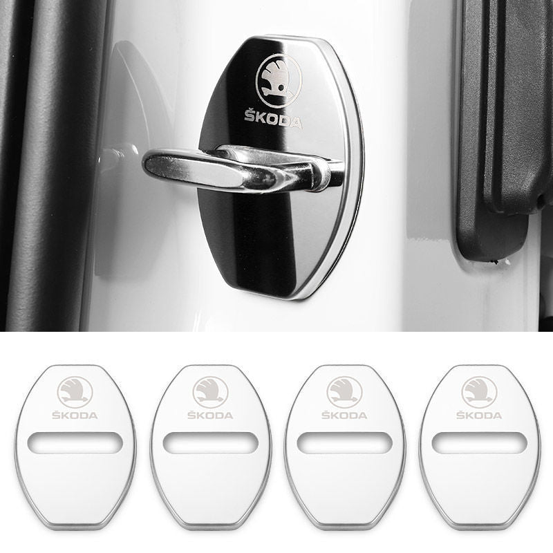 HOT SALE🎉50% OFF🎉Stainless Steel Car Door Lock Protection Cover Antirust🔥4PCS🔥