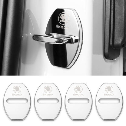 HOT SALE🎉50% OFF🎉Stainless Steel Car Door Lock Protection Cover Antirust🔥4PCS🔥