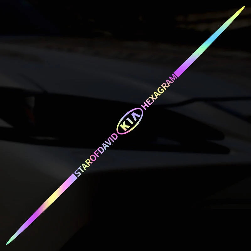LAST SALE🎉50% OFF🎉3D Colorful laser reflective car sticker ✨4PCS✨