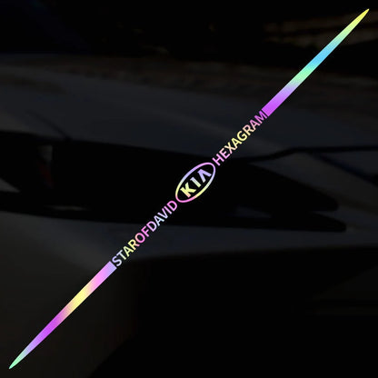 LAST SALE🎉50% OFF🎉3D Colorful laser reflective car sticker ✨4PCS✨