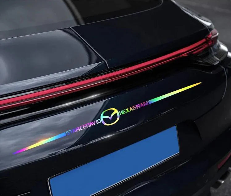 LAST SALE🎉50% OFF🎉3D Colorful laser reflective car sticker ✨4PCS✨