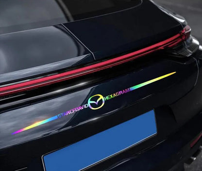 LAST SALE🎉50% OFF🎉3D Colorful laser reflective car sticker ✨4PCS✨