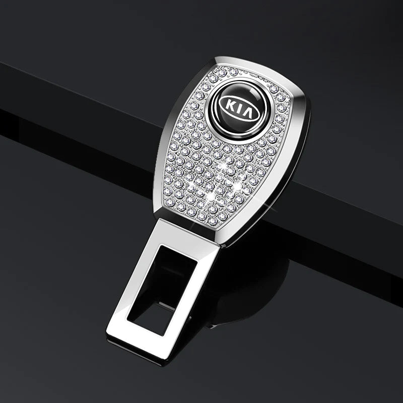 🔥Hot Sale 50 OFF🔥Car Seat Belt Rhinestone Metal Extended Buckle