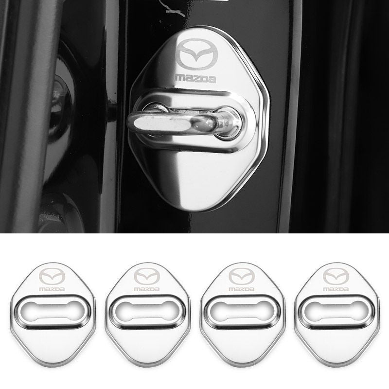 HOT SALE🎉50% OFF🎉Stainless Steel Car Door Lock Protection Cover Antirust🔥4PCS🔥