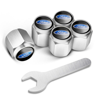 🔥LAST SALE 49% OFF🔥Automobile tire valve cap(5 Pcs+1Pcs wrench)