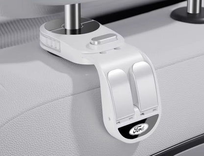Retractable Dual-Row Car Seat Hooks