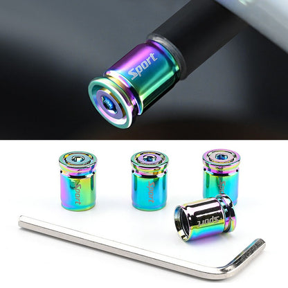 🔥HOT SALE 49% OFF🔥Bullet Shell Anti-theft Tire Cap(4 Pcs+1Pcs Wrench)