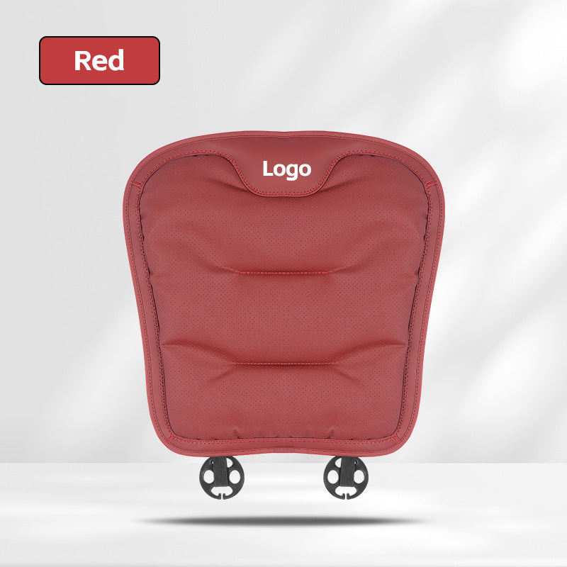 Car Seat Cushion Premium Nappa Leather Comfortable Seat Back