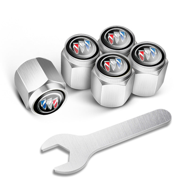 🔥LAST SALE 49% OFF🔥Automobile tire valve cap(5 Pcs+1Pcs wrench)