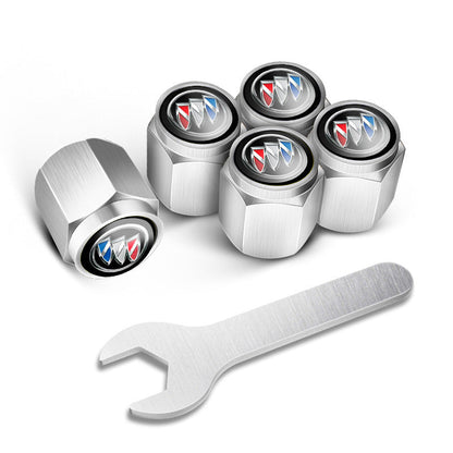 🔥LAST SALE 49% OFF🔥Automobile tire valve cap(5 Pcs+1Pcs wrench)