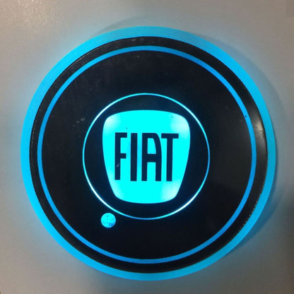 7 Colors Led Car Logo Cup Lights up Holder(1 pair)