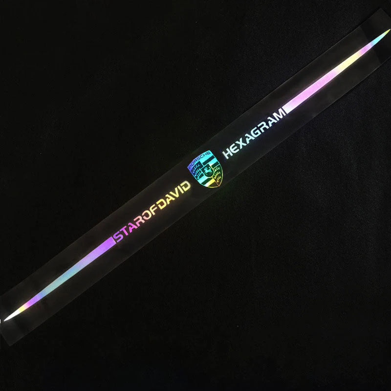 LAST SALE🎉50% OFF🎉3D Colorful laser reflective car sticker ✨4PCS✨