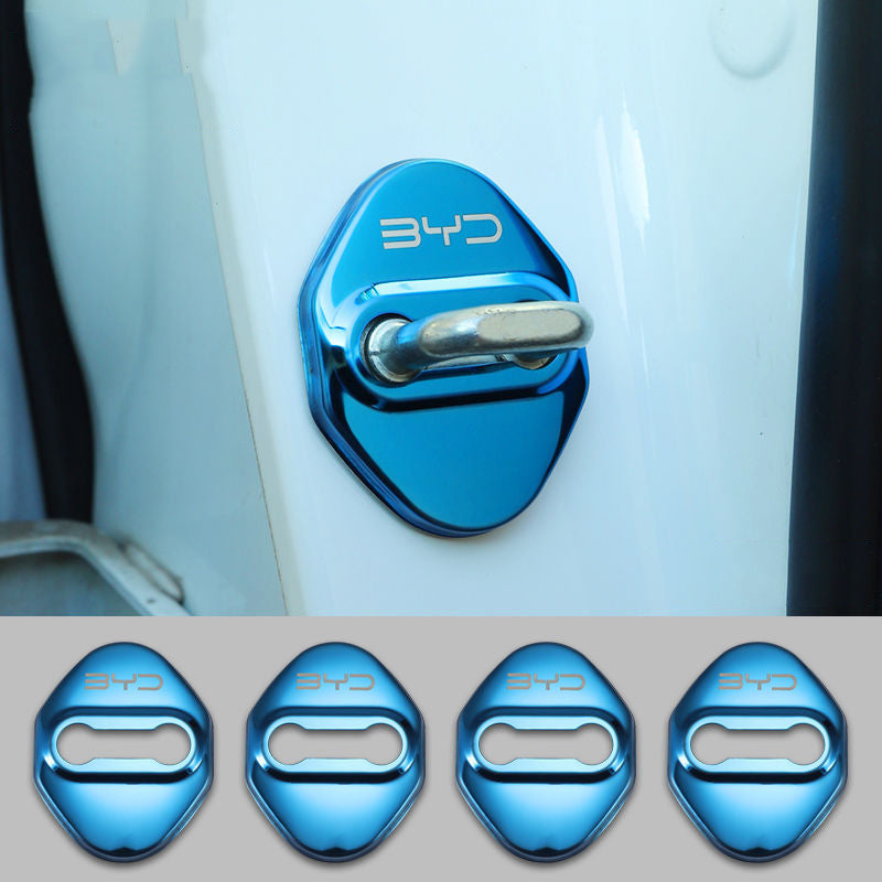 HOT SALE🎉50% OFF🎉Stainless Steel Car Door Lock Protection Cover Antirust🔥4PCS🔥