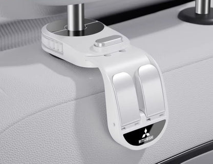 Retractable Dual-Row Car Seat Hooks