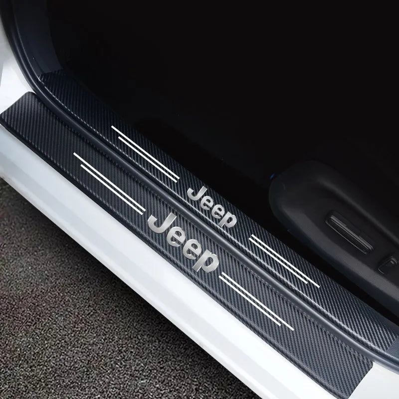 Hot Sale 🎉50% OFF🎉Carbon Car Door Sills Stickers✨9PCS ✨