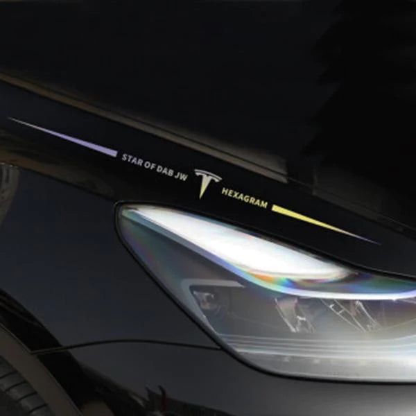 LAST SALE🎉50% OFF🎉3D Colorful laser reflective car sticker ✨4PCS✨