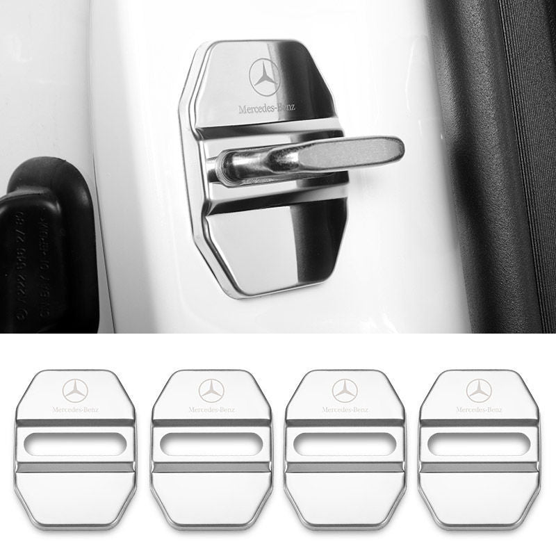 HOT SALE🎉50% OFF🎉Stainless Steel Car Door Lock Protection Cover Antirust🔥4PCS🔥