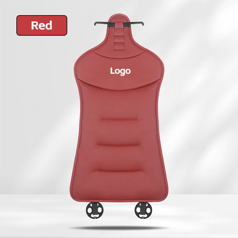 Car Seat Cushion Premium Nappa Leather Comfortable Seat Back