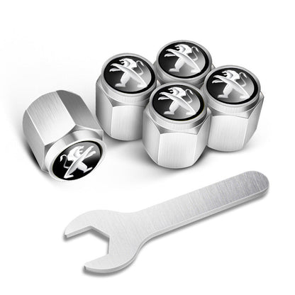 🔥LAST SALE 49% OFF🔥Automobile tire valve cap(5 Pcs+1Pcs wrench)