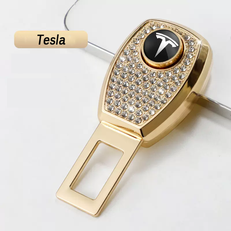 🔥Hot Sale 50 OFF🔥Car Seat Belt Rhinestone Metal Extended Buckle