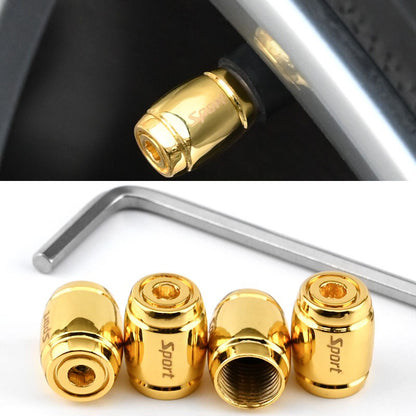 🔥HOT SALE 49% OFF🔥Bullet Shell Anti-theft Tire Cap(4 Pcs+1Pcs Wrench)