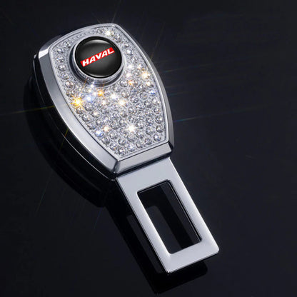 🔥Hot Sale 50 OFF🔥Car Seat Belt Rhinestone Metal Extended Buckle