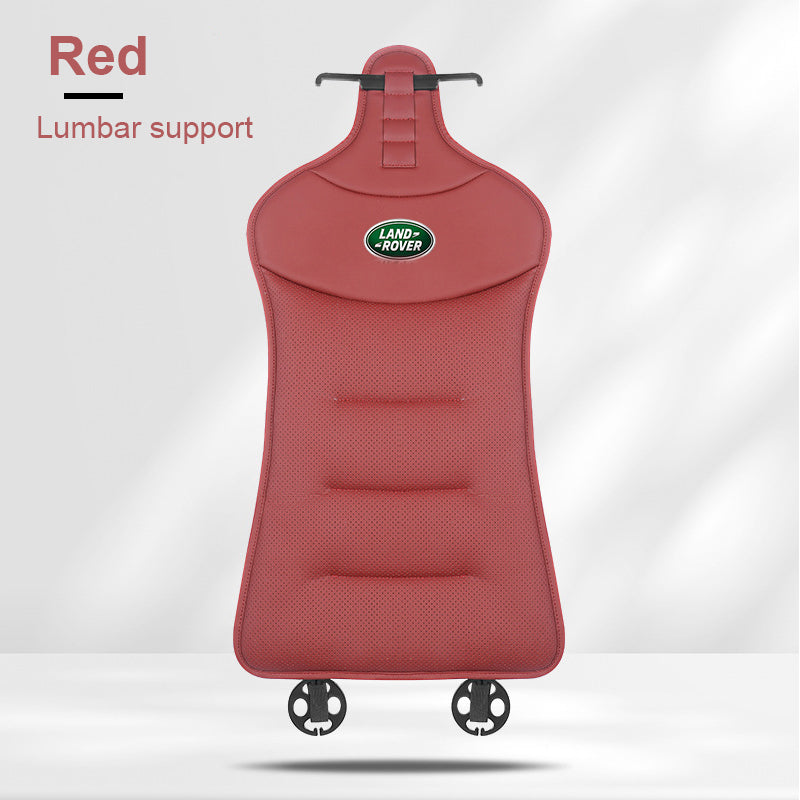 Car Seat Cushion Premium Nappa Leather Comfortable Seat Back