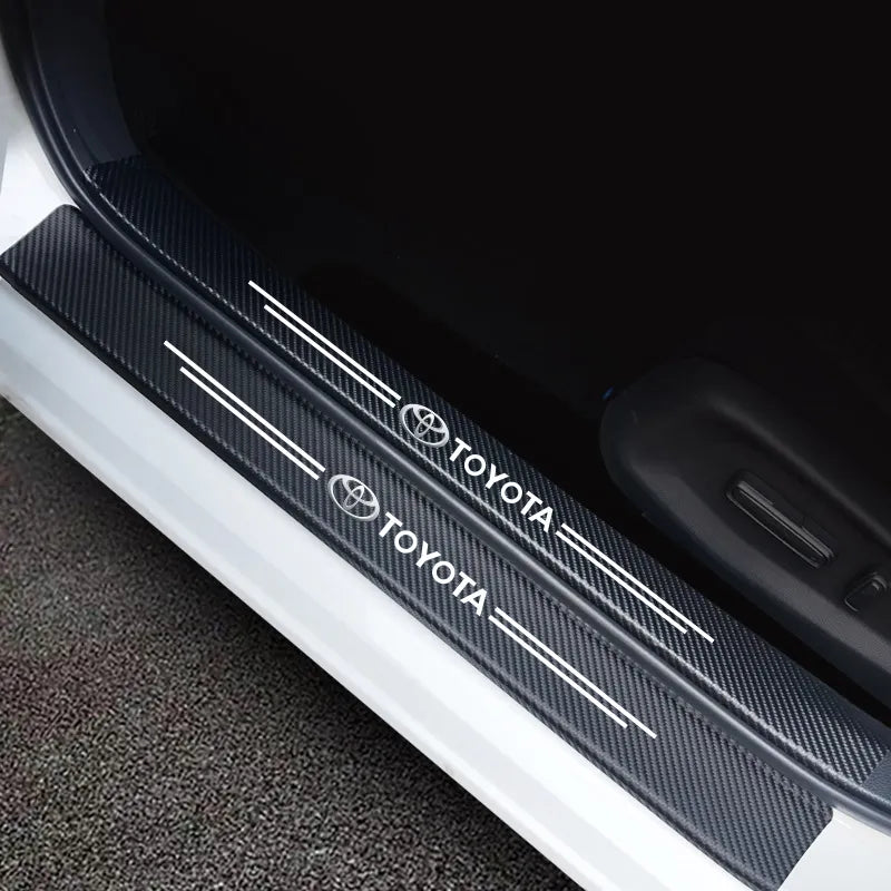 Hot Sale 🎉50% OFF🎉Carbon Car Door Sills Stickers✨9PCS ✨