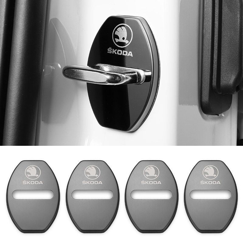 HOT SALE🎉50% OFF🎉Stainless Steel Car Door Lock Protection Cover Antirust🔥4PCS🔥