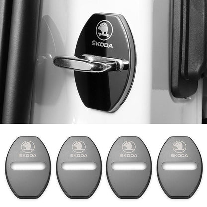 HOT SALE🎉50% OFF🎉Stainless Steel Car Door Lock Protection Cover Antirust🔥4PCS🔥