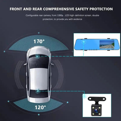 🎁 Dual-Lens Car Rear View Smart Mirror Camera